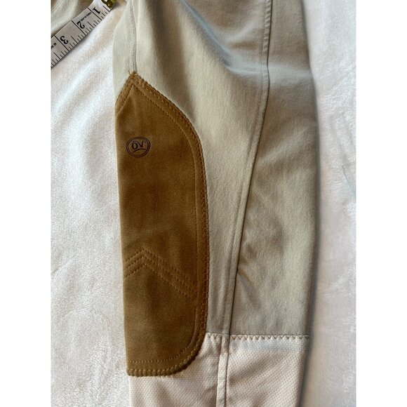 Ovation Beige Equestrian Riding Breeches Size 28L 56e - Picture 6 of 9